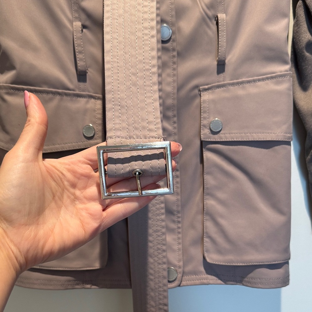 BCBGMaxAzria Women's Utility Jacket in Light Brown - Picture 5 of 7